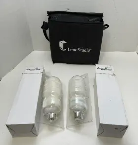 Limo Studio 719707690895 Limostudio 2 Pack 45 Watt 6500k Fluorescent Daylight Light Bulbs With Bag New