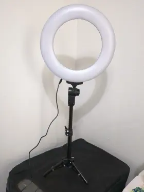 Agg2028 Limostudio 14-inch Diameter Led Ring Light Continuous Lighting Kit 6500k. Nib