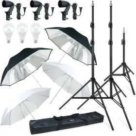 Linco 755746529215 3 Softbox With Light And Stand Photo Studio Photography Continuous Lighting Kit Us #2