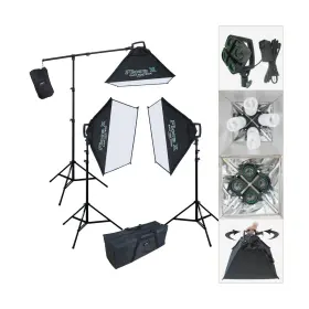 Am170 Linco Lincostore Continuous Photography Video Studio 3 Softbox Boom Stand Dig
