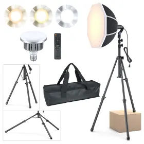 Am316-am318 Linco Lincostore Softbox Photography Lighting Kit With Professional 85w Led Bulbs