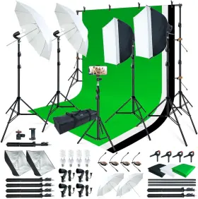 Am169 Linco Food System Lincostore Photo Video Studio Light Kit Complete Lighting