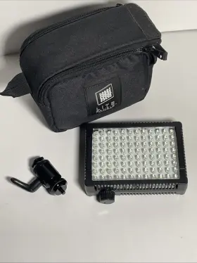 905-2002 Litepanels Micropro Led Light With Mount And Carrying Case
