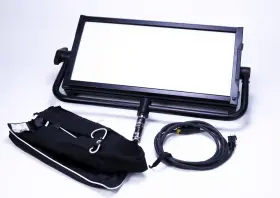 9401301 Litepanels Gemini 2x1 Bi-color Led Soft Panel With Snap Grid And Road Case - Read