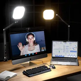 Litones 445005634684 Video Conference Light For Computer Dimmable Zoom Lighting Home Office Vid