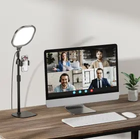F-616 Litones Zoom Lighting For Computer Adjustable Desk Video Calls