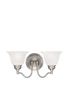 1352-91 Livex Lighting Essex Bath Light 15.25 X 8 7.5 Brushed Nickel