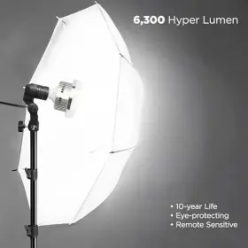 Ls Limo Studio Limostudio 719707690857 Continuous Light White Umbrella Reflector Lighting Kit With 33 Inch U #3