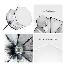 500w Ls Limo Studio Limostudio 810027401298 2 Pack Equivalent 26 Inch Octagonal Softbox Lighting Kit #2