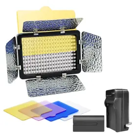 Ls Limo Studio Limostudio 810027401816 Dimmable Led Barn Door Continuous Flood Light Kit W