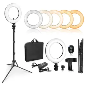 Ls Limo Studio Limostudio 853944008799 14 Inch Dimmable Ring Light Led Dual Color Continuous Lighting Fo