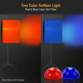 Agg2993 Ls Limo Studio Limostudio 2-pack Photo Video Soft Box Color Gel Filter Lighting Ki #3