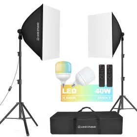 Agg3431 Ls Limo Studio Limostudio Led Super Bright 1600w Output Remote Control 20 X 28 Inch Softb