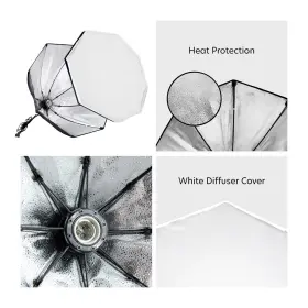 Agg702 Ls Limo Studio Limostudio Fba 1 Pack 500w Equivalent 26 Inch Octagonal Softbox Lighting Kit #2