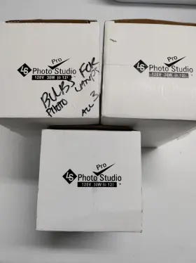 Pb-30 Ls Photo Studio Lot Of 3 Pro Lighting Cfl Bulb 30w 120v Warm White