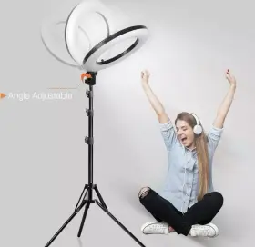 Ebem1356 Ls Photography Led Ring Light 8 Inch Kit With Mini Stand Dimmable Stream Makeup Phone Camera Selfie #2