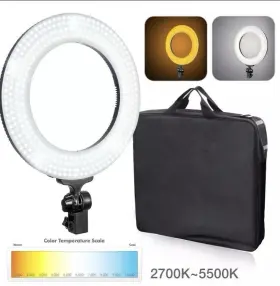 Ebem1356 Ls Photography Led Ring Light 8 Inch Kit With Mini Stand Dimmable Stream Makeup Phone Camera Selfie #3