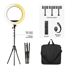 Ebem2432 Ls Photography 1-pack 18 Inch Led Ring Light Remote-control Color Brightness Large Lamp Beads #2