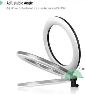 Ebpl1413 Ls Photography A Extendable Mounting Clamp Arm Stand Kit Led Dual Color Dimmable Ring Light 14 Inch #2