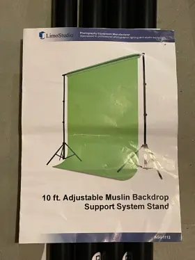 Ebpl1415 Ls Photography A Limostudio 10ft Adjustable Muslin Backdrop Background Support Stand