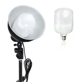 Ebpl1793 Ls Photography Set Of 2 White Umbrella Photo Reflector Lighting Kit Led Bulbs 7.5 Inch Lamp #3