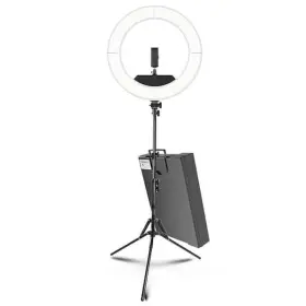 Lukyamzn 757567520457 Ring Light Kit 18 In/45cm Outer 55w 6700k Dimmable Led Tripod Stand Remote