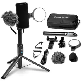 Lc-mck2 Lume Cube Content Kit 2.0 - Portable Selfie Phone Grip With Adjustable Tripod