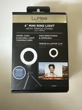 Lm045960 Lumee Studio 4 Mini Ring Light With Tripod Stand For Influencers Creators