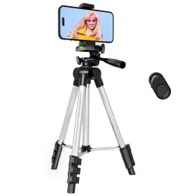 Lsw-3110a Lusweimi Phone Tripod 44-inch Iphone With Holder Mount/wireless