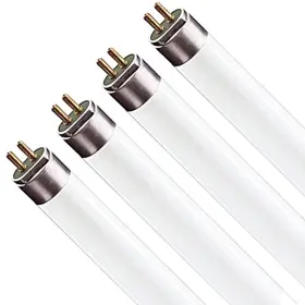 B0178az0fy Luxrite Lr20765 4-pack 54w 4ft T5 Fluorescent Tube Light Daylight 6500k