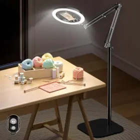 Luus621 Luxsure Ring Light With Stand And Phone Holder For Video Recording Tripo