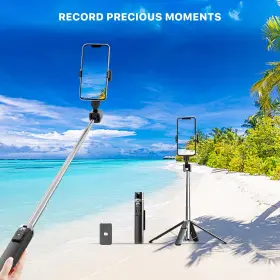 M Mybat Pro 885126711388 Selfie Stick Tripod With Remote 4 In 1 Extendable Portable Bluetooth S #2