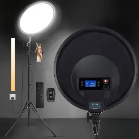 Led14 Mactrem 14 Large Ring Light With 71 Inch Tripod Stand/phone Clip Lcd