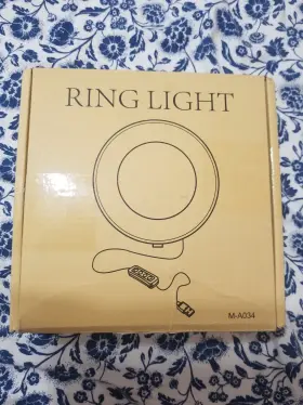 M-a034 Mactrem Inch Open Box - Never Used Led 6 Ring Light With Table Clamp
