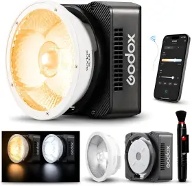 Ml40bi Manufacturer Bi-color Led Video Light Portable Cob Photography With Built-in Ba
