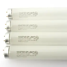 B0cz3mfznh Master Of Light F40t12/d 4ft Fluorescent Tube Bulb 40w Daylight 4 Pack