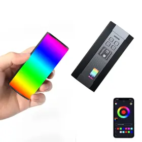 Rgb-17cm Mcoplus Magnetic Attraction Handheld Light Wand 360 Full Rgb Mini Led Video S