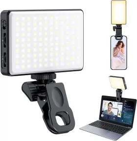 Meixitoy 445020363309 120 Led Phone Light Selfie 5000mah Rechargeable Clip Video Adjust