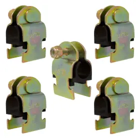 Cc58z-5 Metpure Rubber Cushion Strut Clamp 1/2 Inch Nom 5/8 Od For Mounting Copper Piping Pex