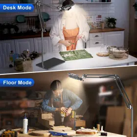 Mionondi 795847435077 Overhead Phone Tripod For Cooking Videos With Rechargeable Light Move Around #2