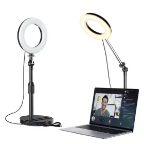 Mionondi 795847435152 Portable Travel Ring Light For Laptop Zoom Video Conference 5ftft Bright Circle