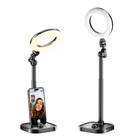 Mionondi 795847435213 Ring Light For Desk Portable Streaming Lights Video Recording 5 Halo