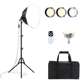S01-xiaobajiao Mmcrz Professional Softbox Lighting Kit 20ftft X Studio Lights With 85w 2700-65