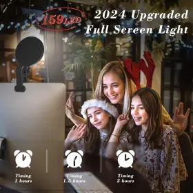 Mojimdo 747783957298 Light For Video Recording 3 Color And 5 Brightness Clip On Desktop Mon #2