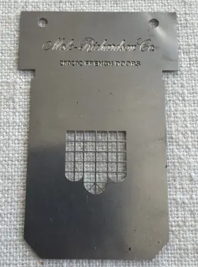 280202 Mole-richardson Co. Metal Gobo Stainless Steel Slide French Doors