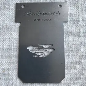 280214 Mole-richardson Co. Metal Gobo Stainless Steel Slide Clouds