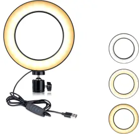 Mount 8rls-001 Selfie Ring Light 8-inch For Youtube Video Live Streaming Makeup Photography De