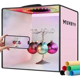 Mu-sy-dx-12pk-rgb-us Munbyn Light Box 12 Inch Rgb Photo Studio Portable Photography Shooting Tent Kit