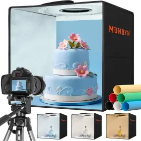 Sy-dx-16bk Munbyn Light Box 12 Inch -16 Photo Studio Portable Photography Shooting Tent Kit