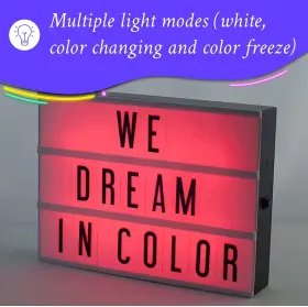 My Cinema Lightbox 628055260363 - Rgb Color Changing Light Box 20x15cm 100 Led L #2